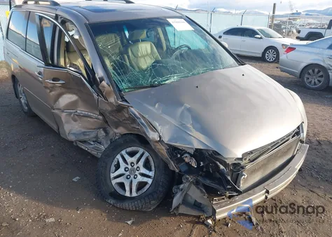 2007 Honda Odyssey Ex-L z USA, uszkodzony, nr VIN 5FNRL38787B444238